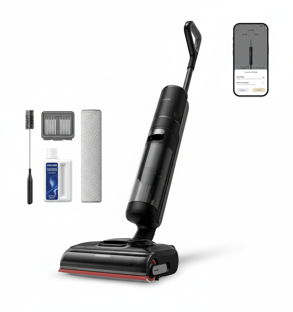 Dreame H15 Pro aspirapolvere lavapavimenti senza fili con autopulizia
