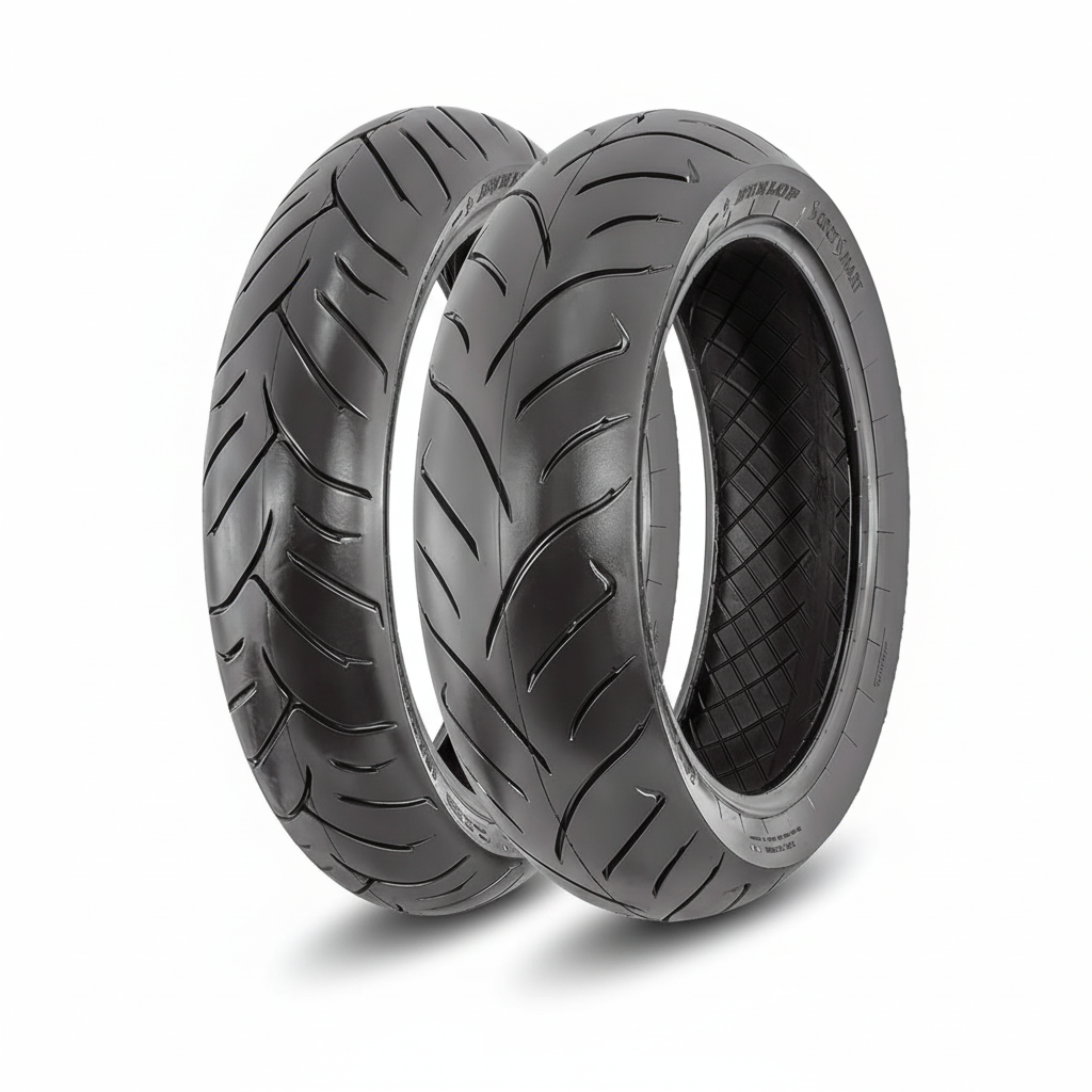 DUNLOP Smart pneumatico scooter 130/70-12 56P vista frontale