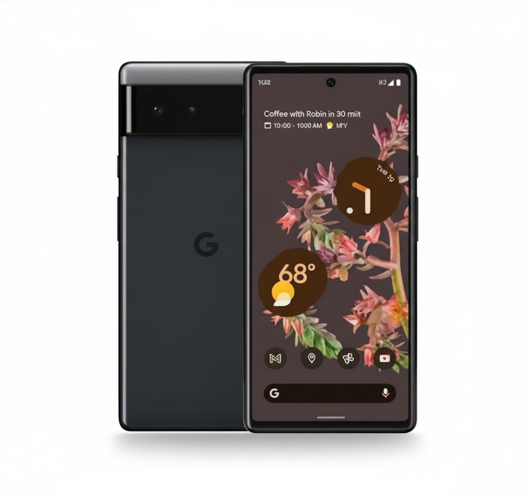 Google Pixel 6 5G Smartphone Android Premium Nero Tempesta