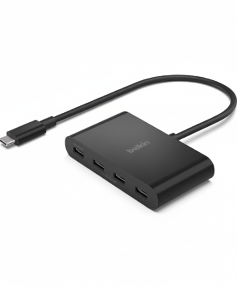 Hub USB-C Belkin Connect 4 Porte vista frontale