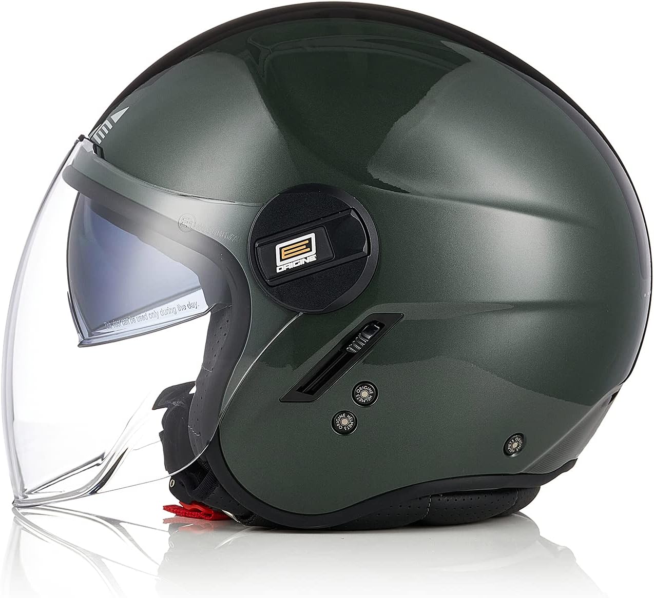 Casco Jet ORIGINE con Doppia Visiera ECE Vista Frontale