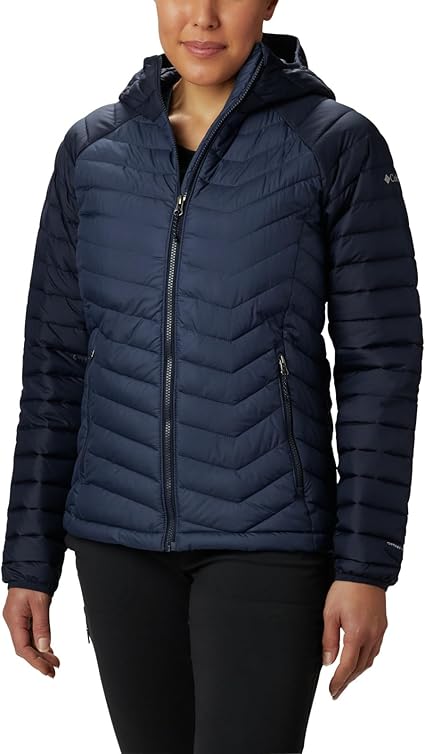 Columbia Powder Lite Piumino Donna con Cappuccio, Nocturnal, Taglia XL - Image 5