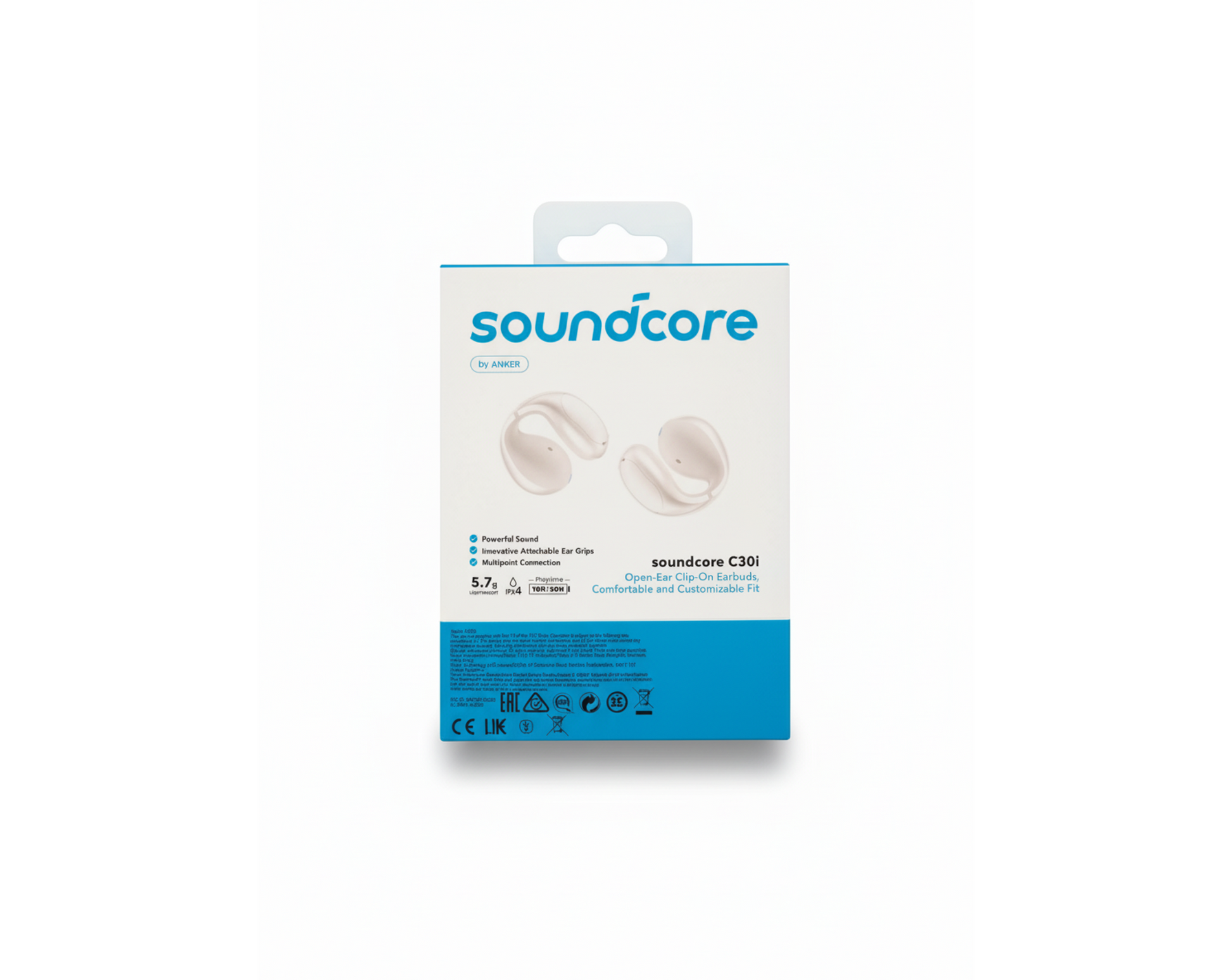 Auricolari wireless Soundcore C30i design sportivo impermeabile