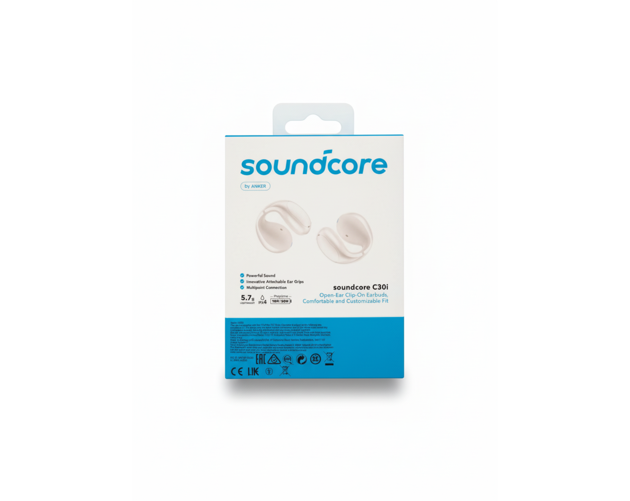 Auricolari wireless Soundcore C30i design sportivo impermeabile