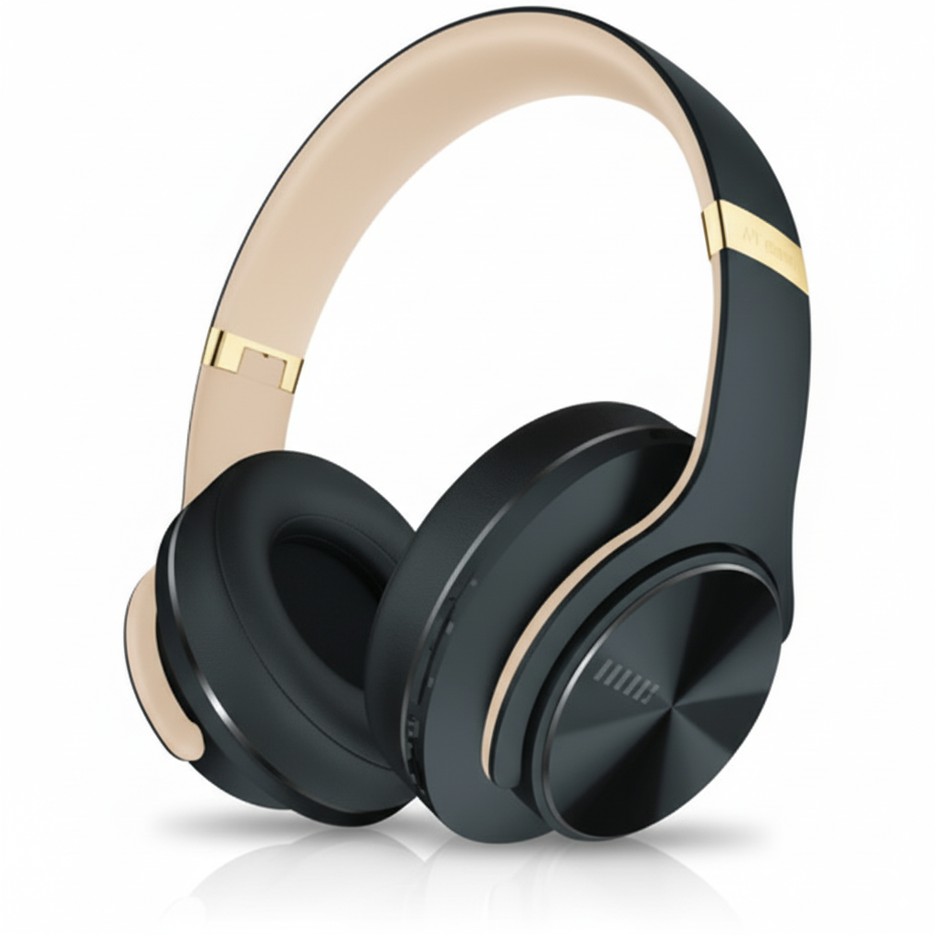 DOQAUS Cuffie Bluetooth Over-Ear Nere