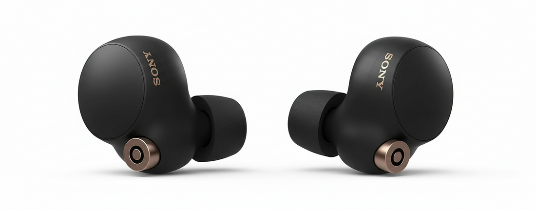 Sony WF-1000XM4 Cuffie True Wireless Noise Cancelling Nero vista frontale