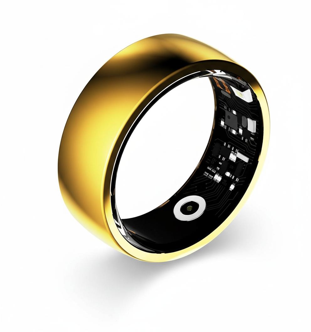 Smart Ring fitness tracker indossato