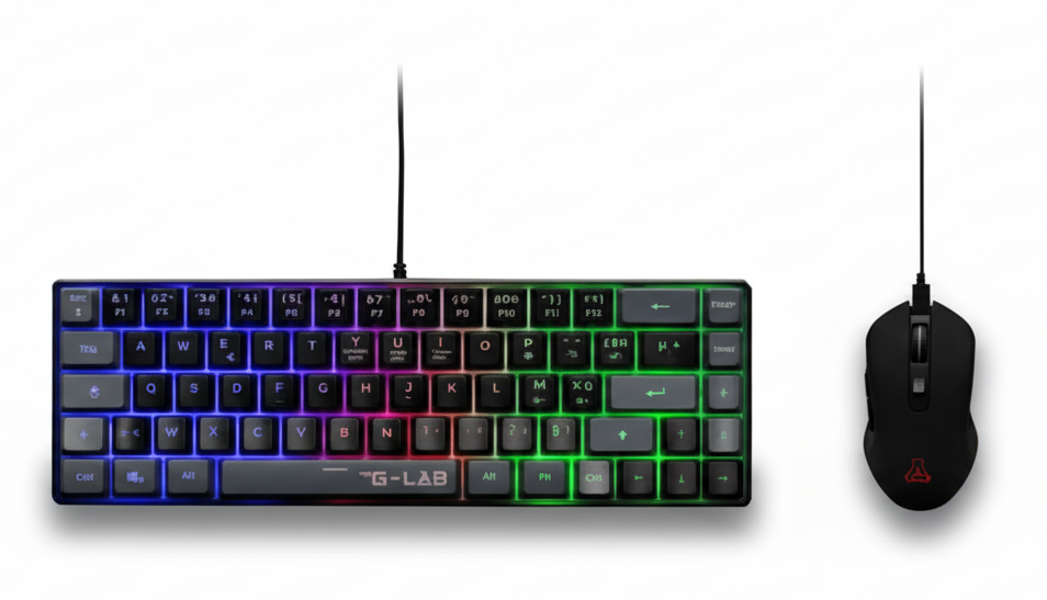 Tastiera Gaming RGB 65% The G-Lab vista dettaglio