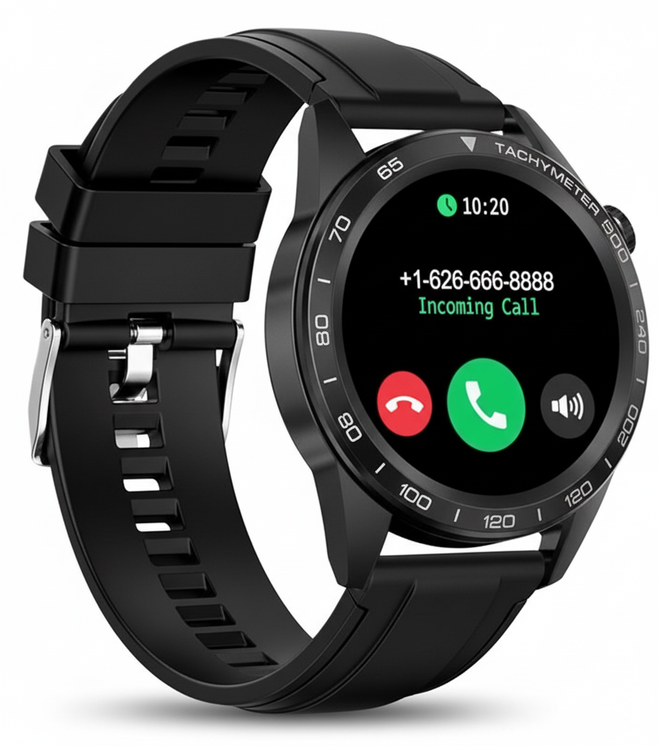 FOXBOX Smartwatch Uomo con cardiofrequenzimetro e funzioni sport