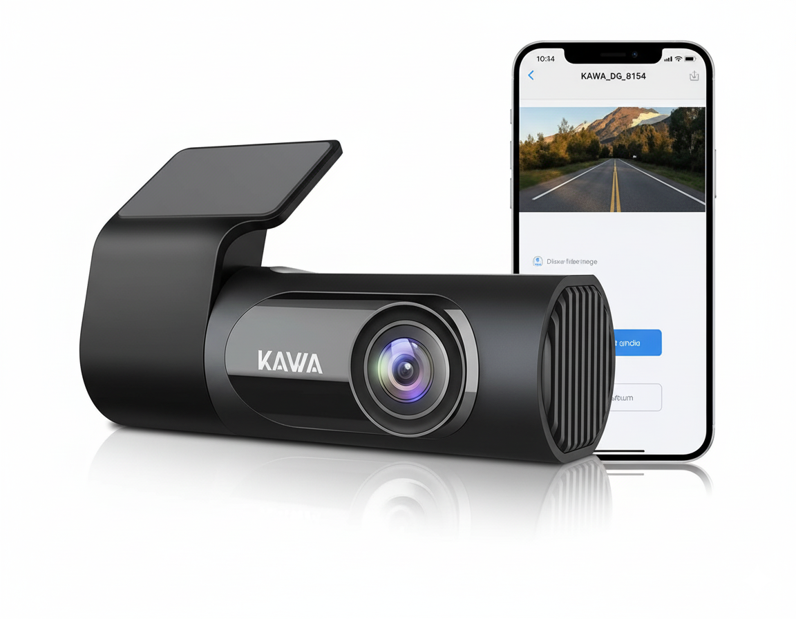 KAWA D6 Dashcam Auto 2K QHD con WiFi