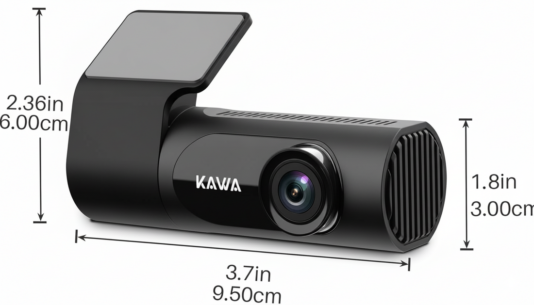 KAWA D6 Dashcam Auto 2K QHD con WiFi