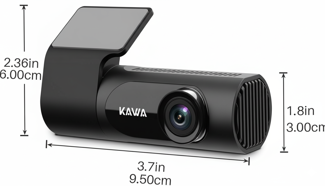 Videocamera auto KAWA D6 con visione notturna