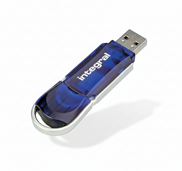 Chiavetta USB Integral Courier 256GB blu vista frontale
