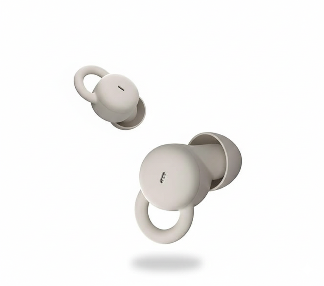 Kleinste Auricolari Bluetooth Invisibili per Dormire vista frontale