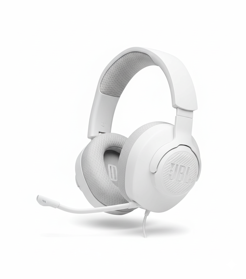 JBL Quantum 100M2 Cuffie Gaming Over-Ear Bianche