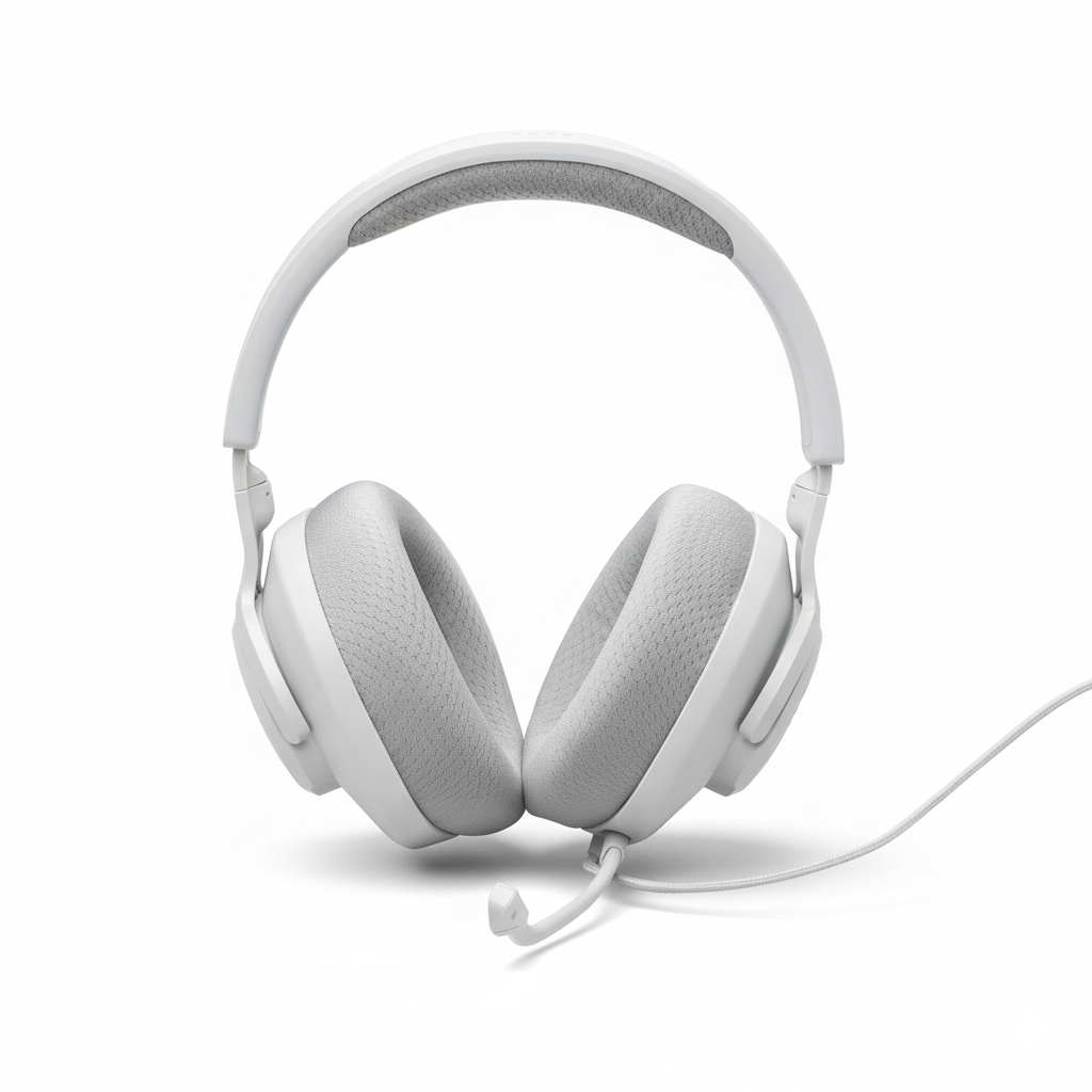 JBL Quantum 100M2 Cuffie Gaming Over-Ear Bianche