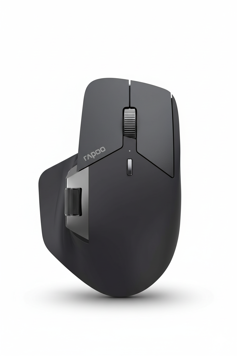 Mouse Wireless Rapoo MT760M ergonomico 4000 DPI vista frontale
