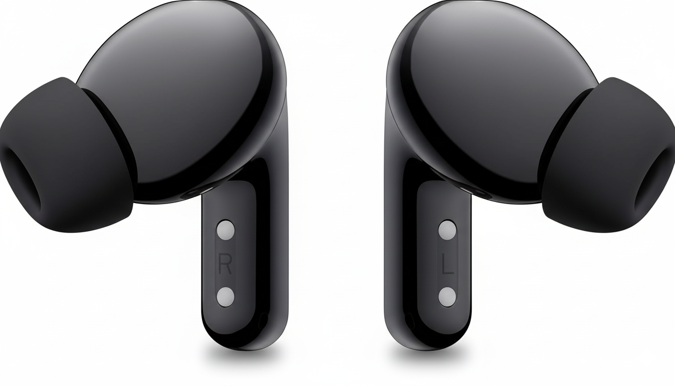 Auricolari wireless Xiaomi con cancellazione rumore vista frontale