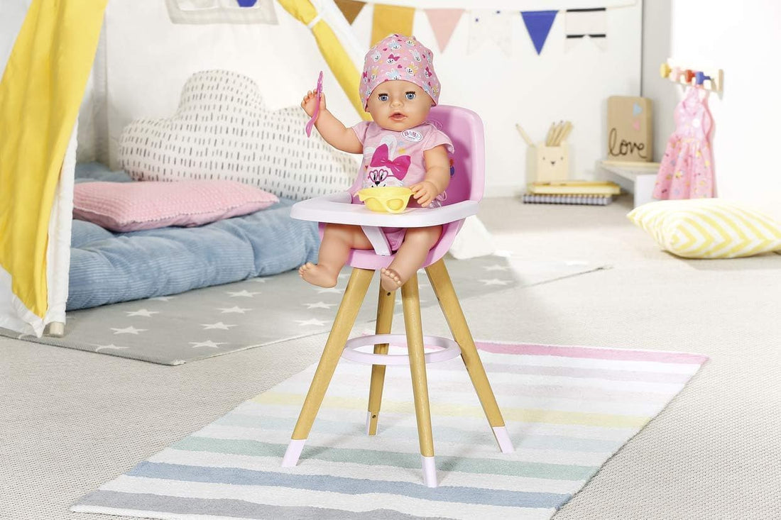 Accessorio BABY born seggiolone giocattolo per gioco simbolico bambine 3 anni