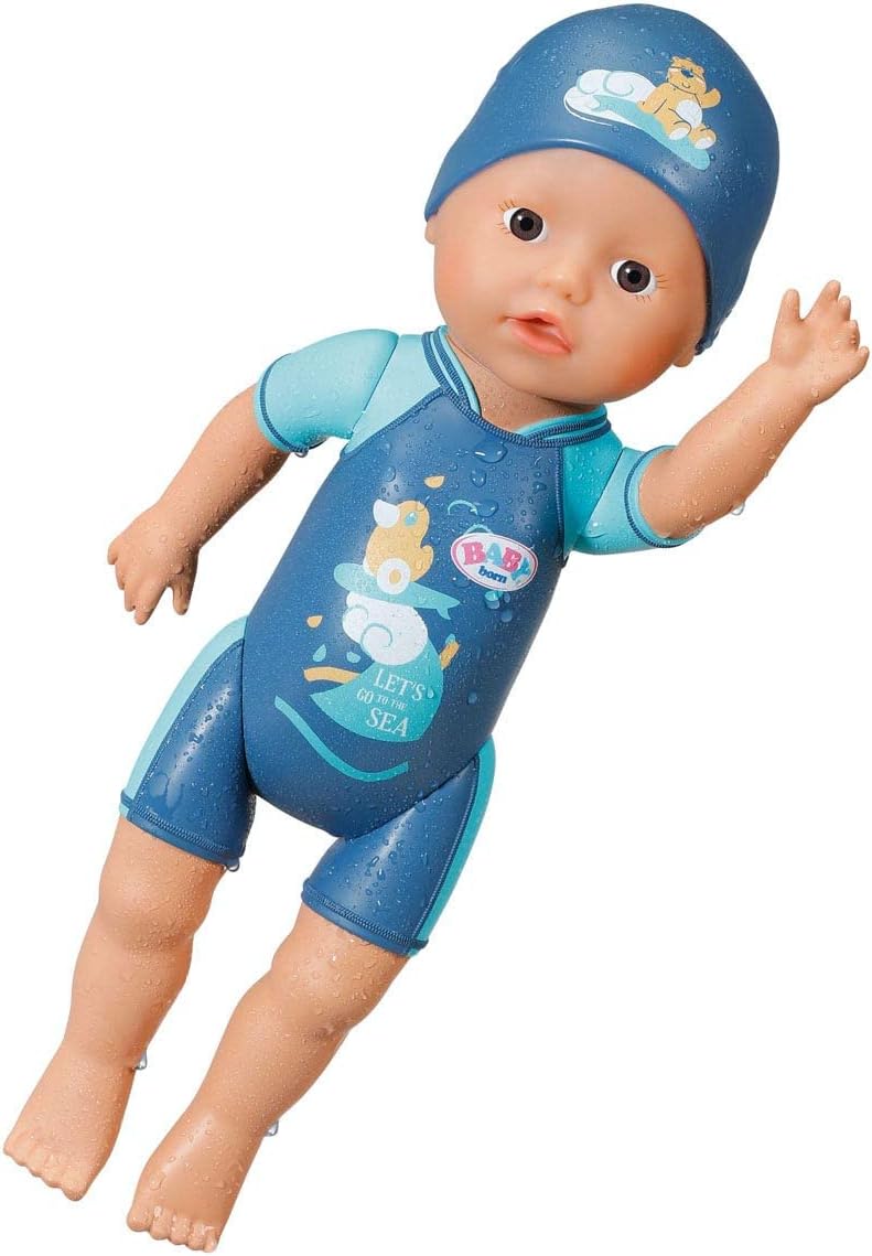 BABY born First Swim Boy bambola acquatica 30cm con costume