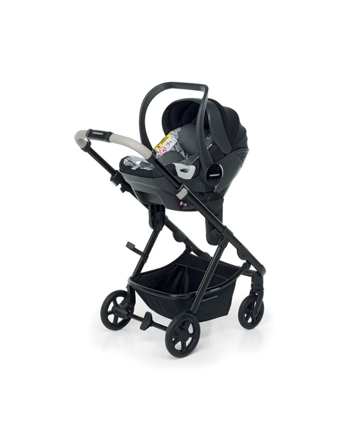 Trio Foppapedretti con passeggino navicella e seggiolino auto design Pop Art