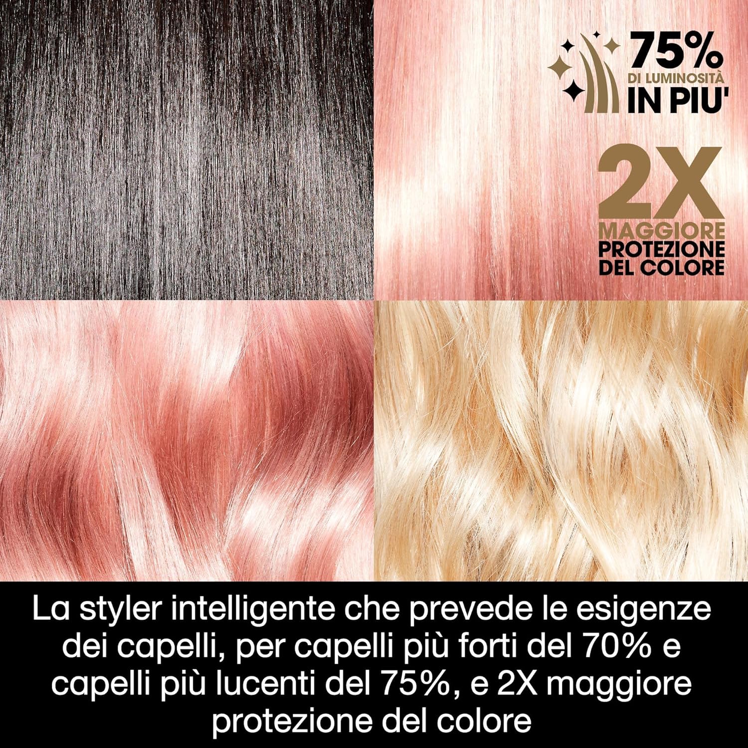Piastra capelli ghd Platinum Plus styler intelligente per styling professionale