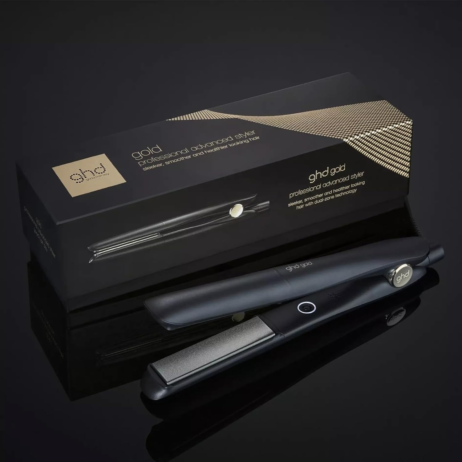 GHD Gold piastra capelli professionale con tecnologia Dual-Zone e sensori termici