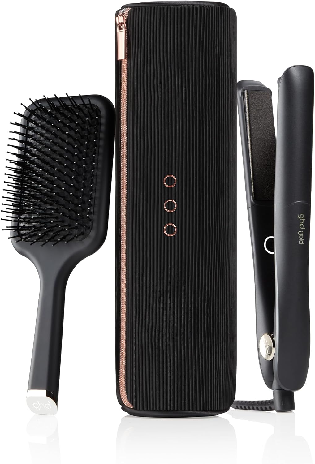 Piastra capelli GHD Gold Styler gift set design elegante nero