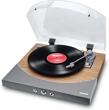Giradischi vinile ION Audio Premier LP design elegante legno completo