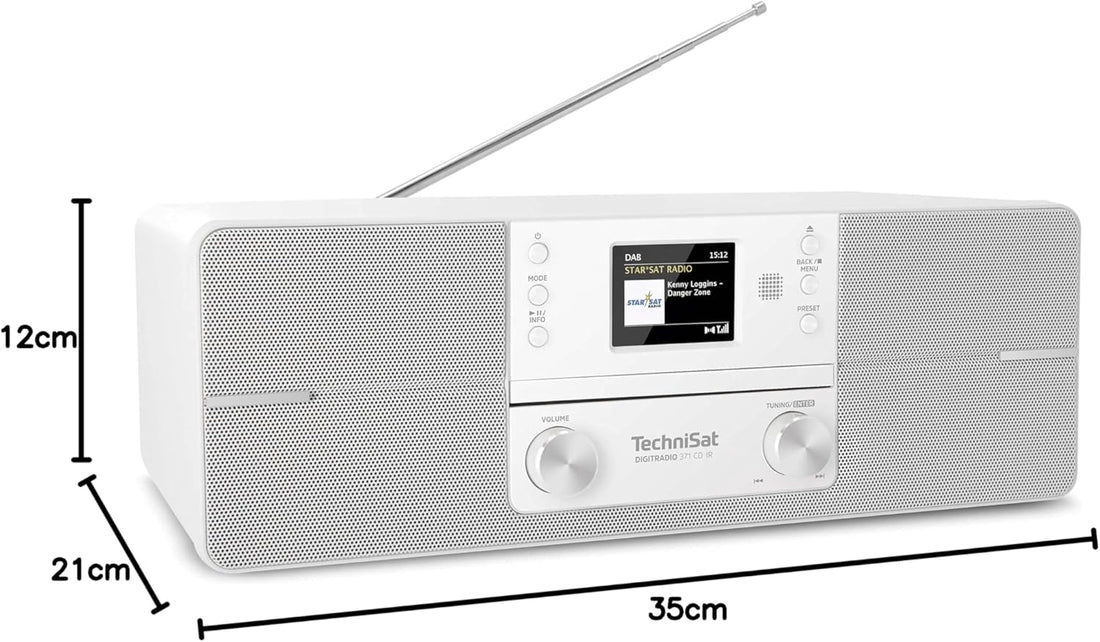 TechniSat DIGITRADIO 371 CD IR - Radio Internet Stereo DAB+ con Lettore CD, Bluetooth e Display a Colori - Image 5