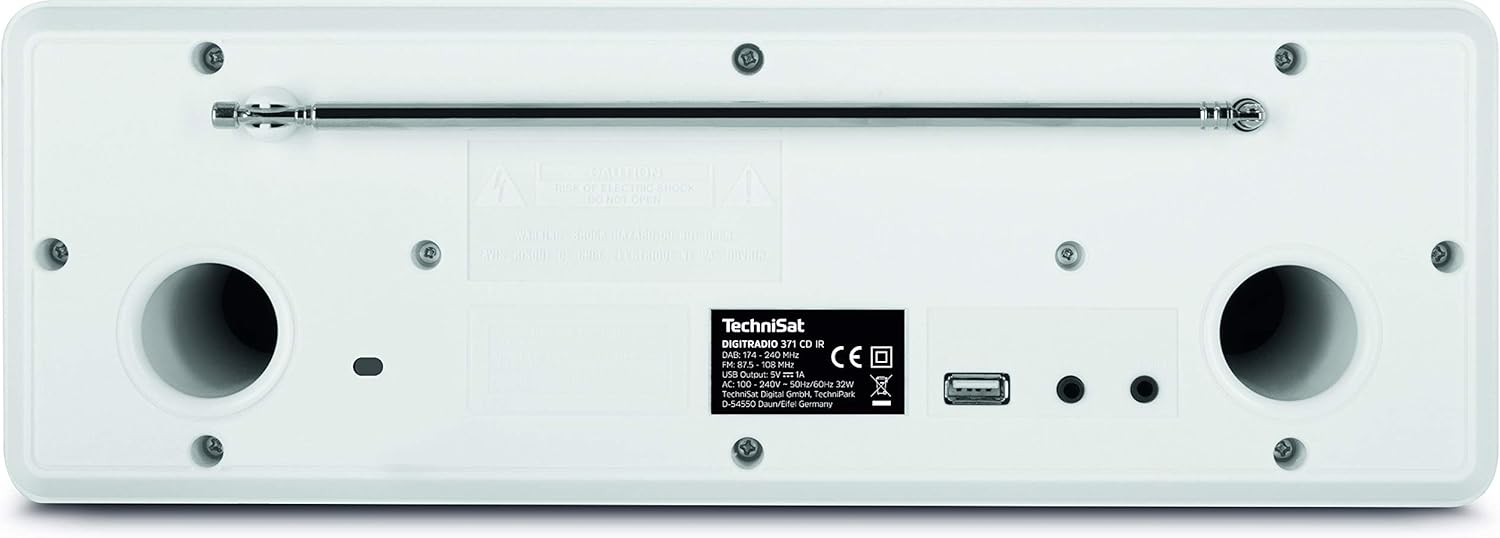 Radio internet stereo TechniSat con Bluetooth, WLAN e telecomando - vista frontale