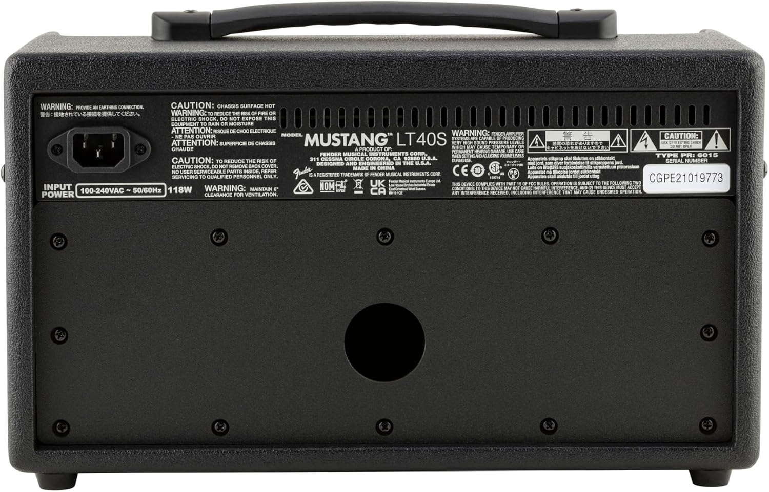 Fender LT40S amplificatore combo 40W per chitarra elettrica