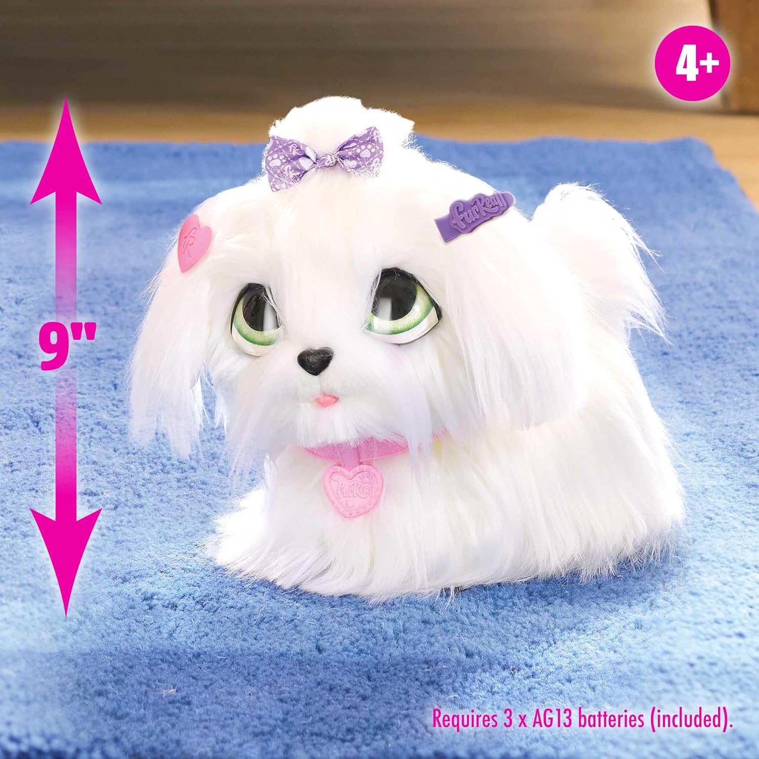 Giocattolo interattivo furReal GoGo Walkin' Pup dettagli movimento