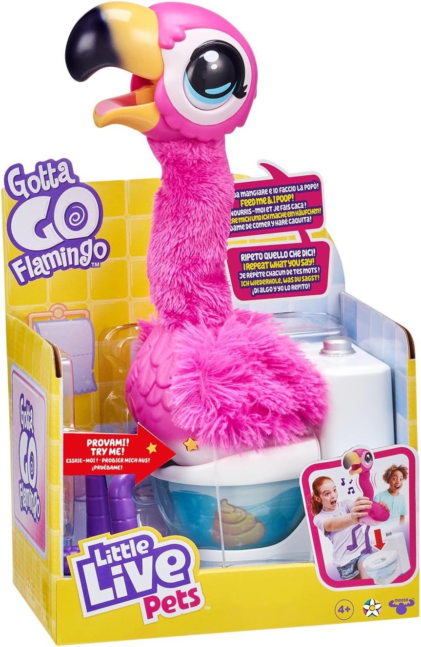 Little Live Pets Flamingo Interattivo Giochi Preziosi - Animale Domestico Giocattolo