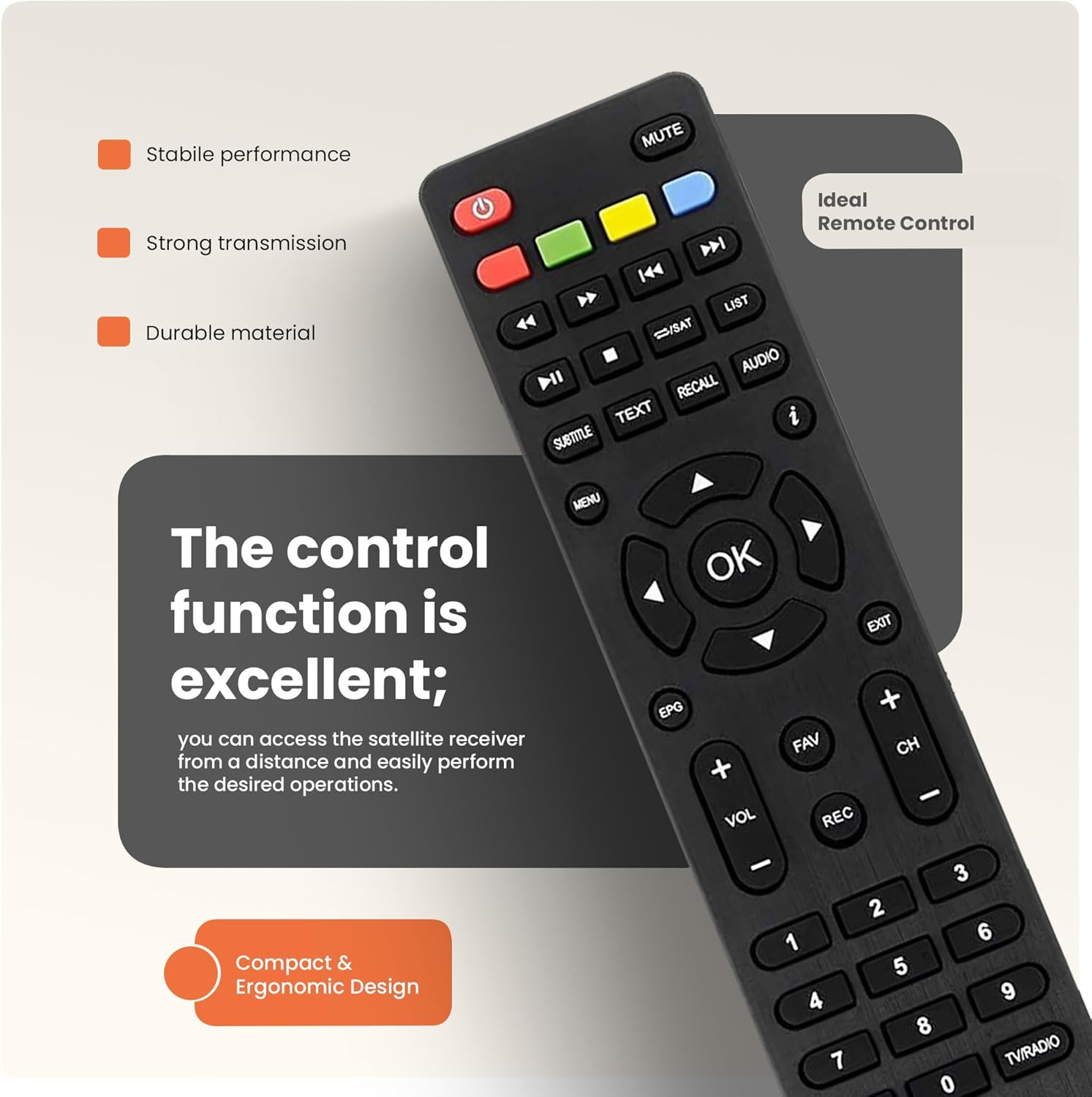 Ricevitore satellitare HD-Line con uscite HDMI USB e SCART
