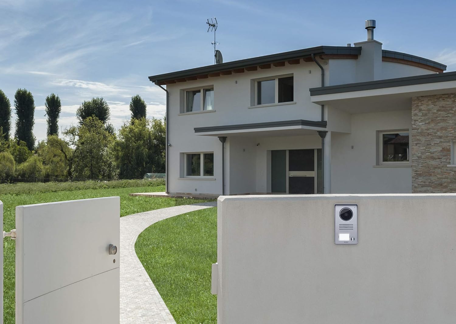 Sistema videocitofono VIMAR completo di alimentatore e staffe