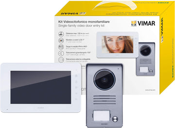 VIMAR K40930 Videocitofono a Colori LCD 7" Kit Completo con Targa Audiovideo e Alimentatore Bianco - Image 5