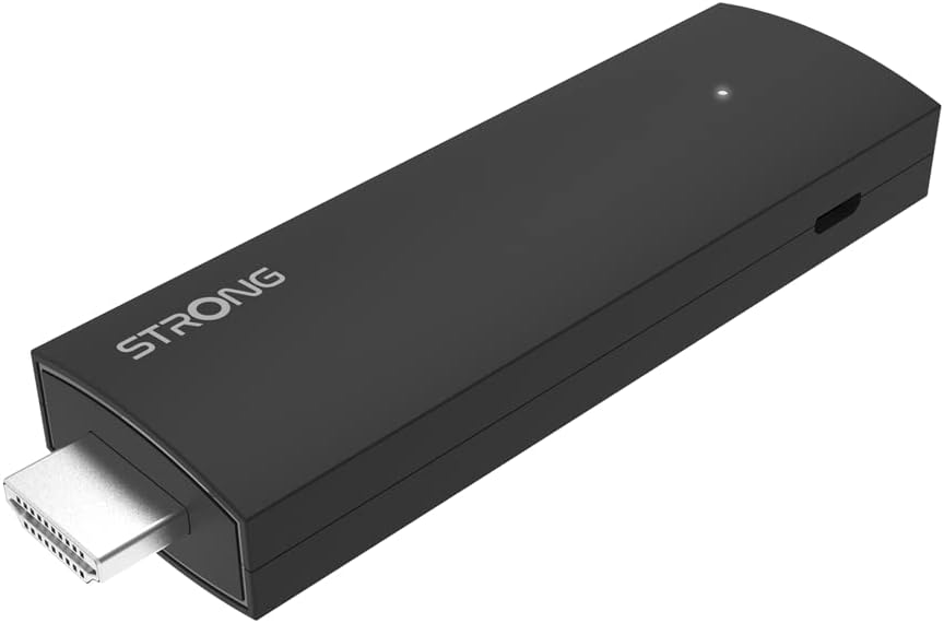 TV Stick STRONG con Google TV interfaccia Netflix Prime Video Disney Plus