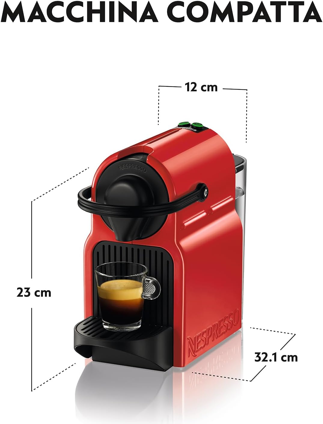 Krups XN1005 macchina espresso capsule Nespresso 1260W