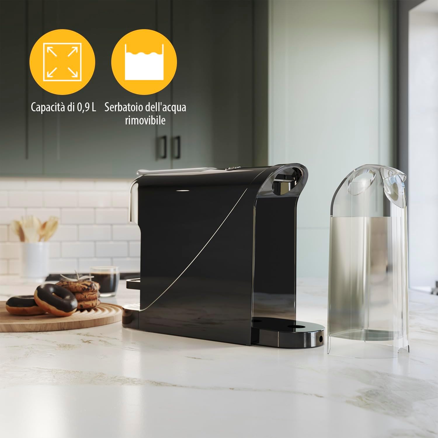 Tristar CM-2300 macchina caffè capsule compatibile Nespresso 20 bar