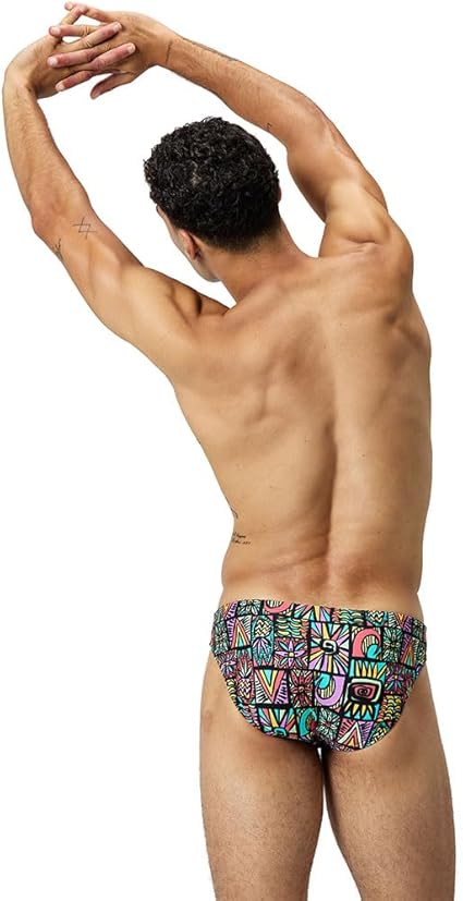 Costume da bagno Speedo slip sportivo 5cm colore viola neon