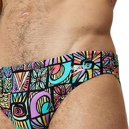 Costume da bagno Speedo slip sportivo 5cm colore viola neon