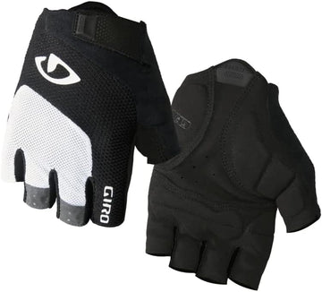 Giro Bravo Gel guanti ciclismo White/Black taglia L con imbottitura gel