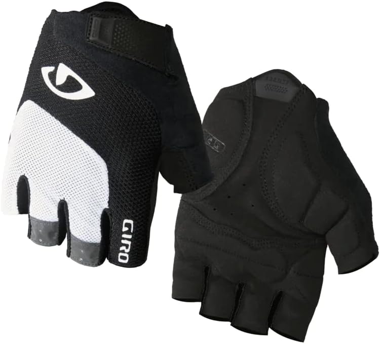 Giro Bravo Gel guanti ciclismo White/Black taglia L con imbottitura gel