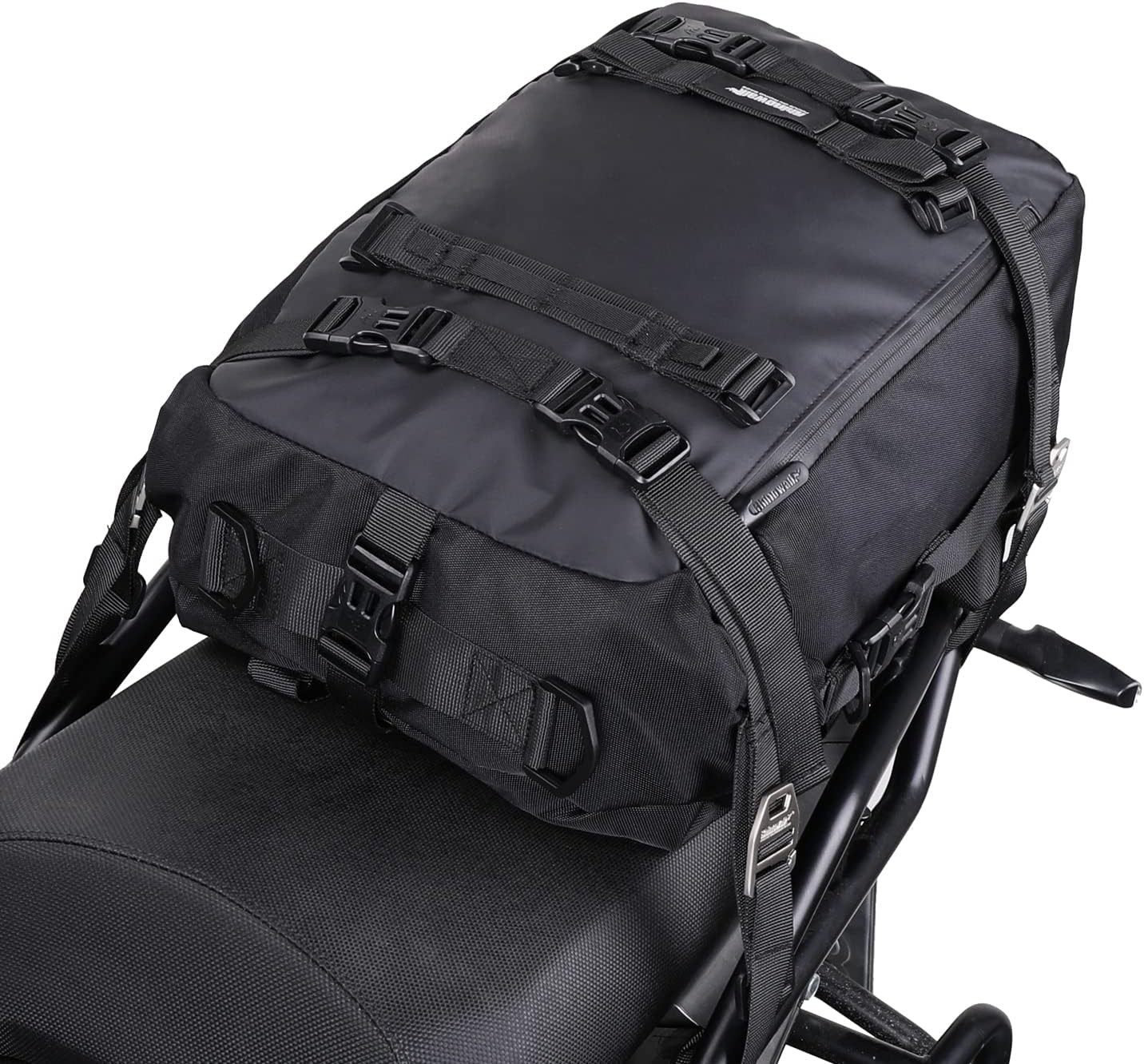 Accessorio moto Rhinowalk borsa sella touring 20L nero