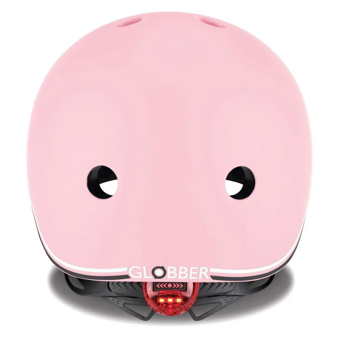 Casco junior Globber per bici e monopattino rosa pastello
