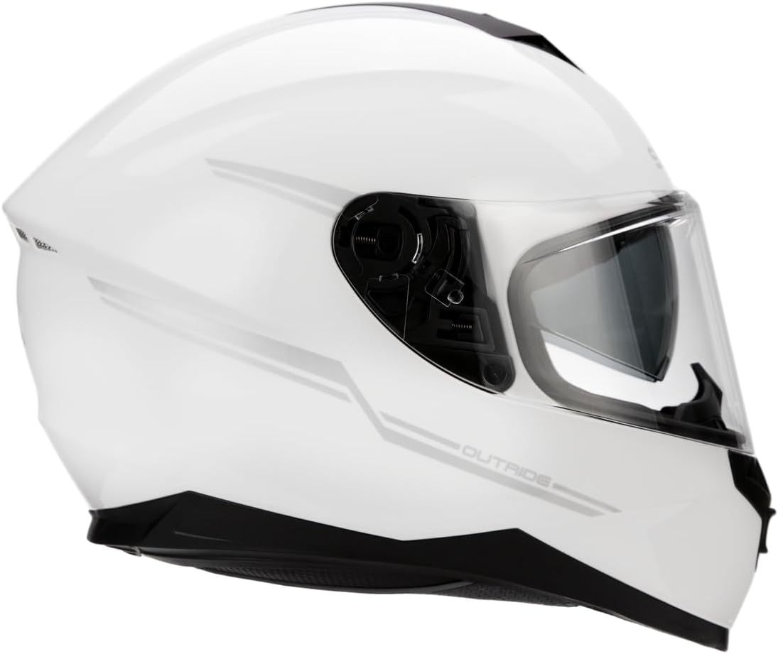Sena Outride casco moto integrale Bluetooth bianco taglia XL