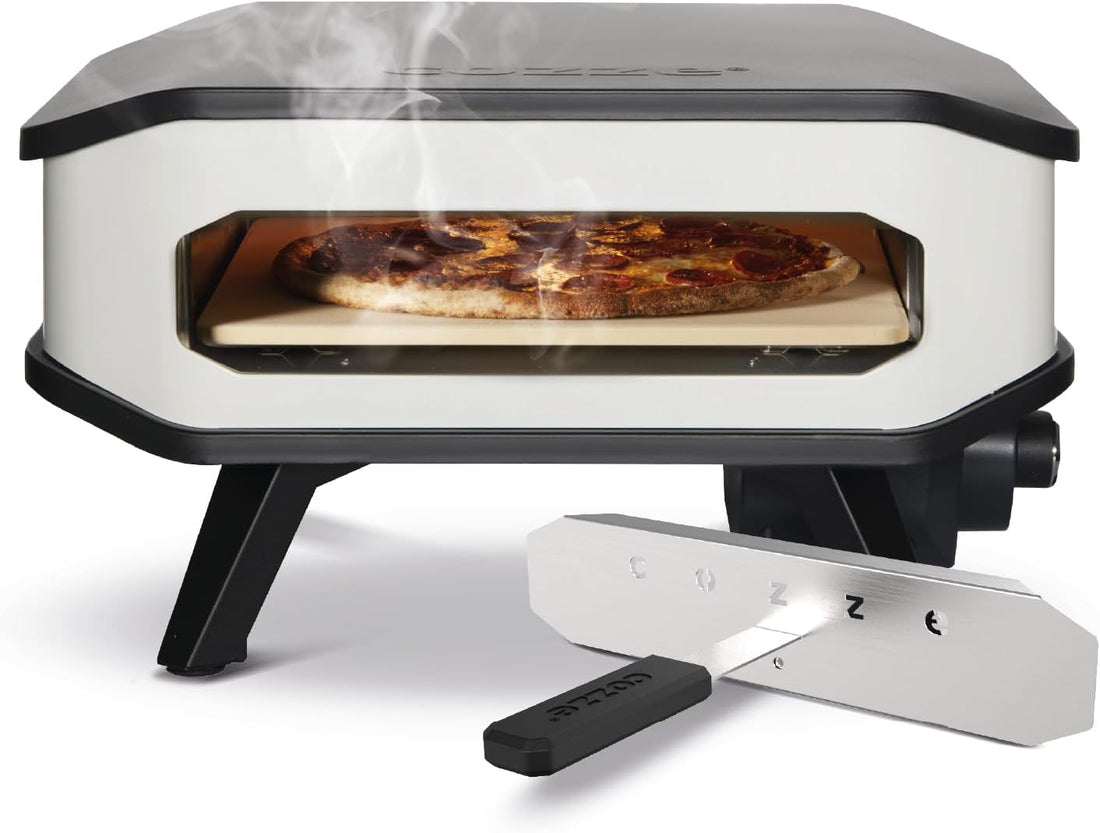 Forno pizza elettrico Cozze Home Garden - pannello controllo termometro digitale