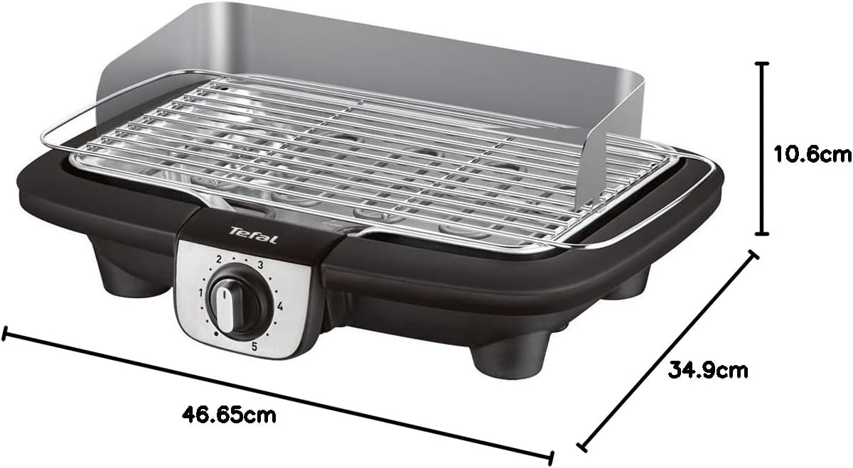Tefal Easy Grill BG90A810 piastra elettrica 2300W acciaio nero