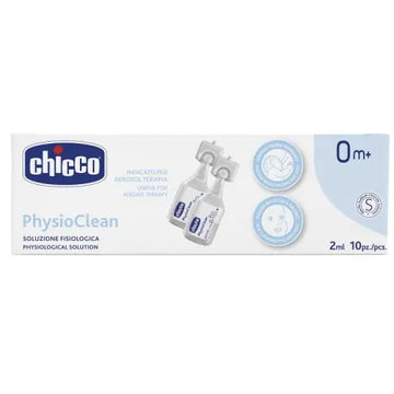 Chicco Physioclean soluzione fisiologica sterile 10 flaconcini 2ml per igiene nasale neonati